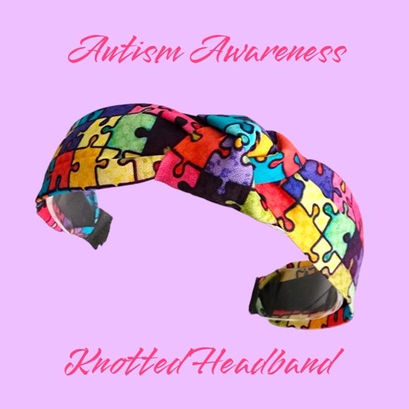 Autism Awareness Colorful Turban Knotted Style Headband!!๐๐๐๐ - Picture 6 of 12